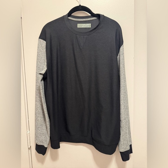 Outdoor Voices Men Small Black/Grey Pullover (Poly/Spandex) - Picture 1 of 7